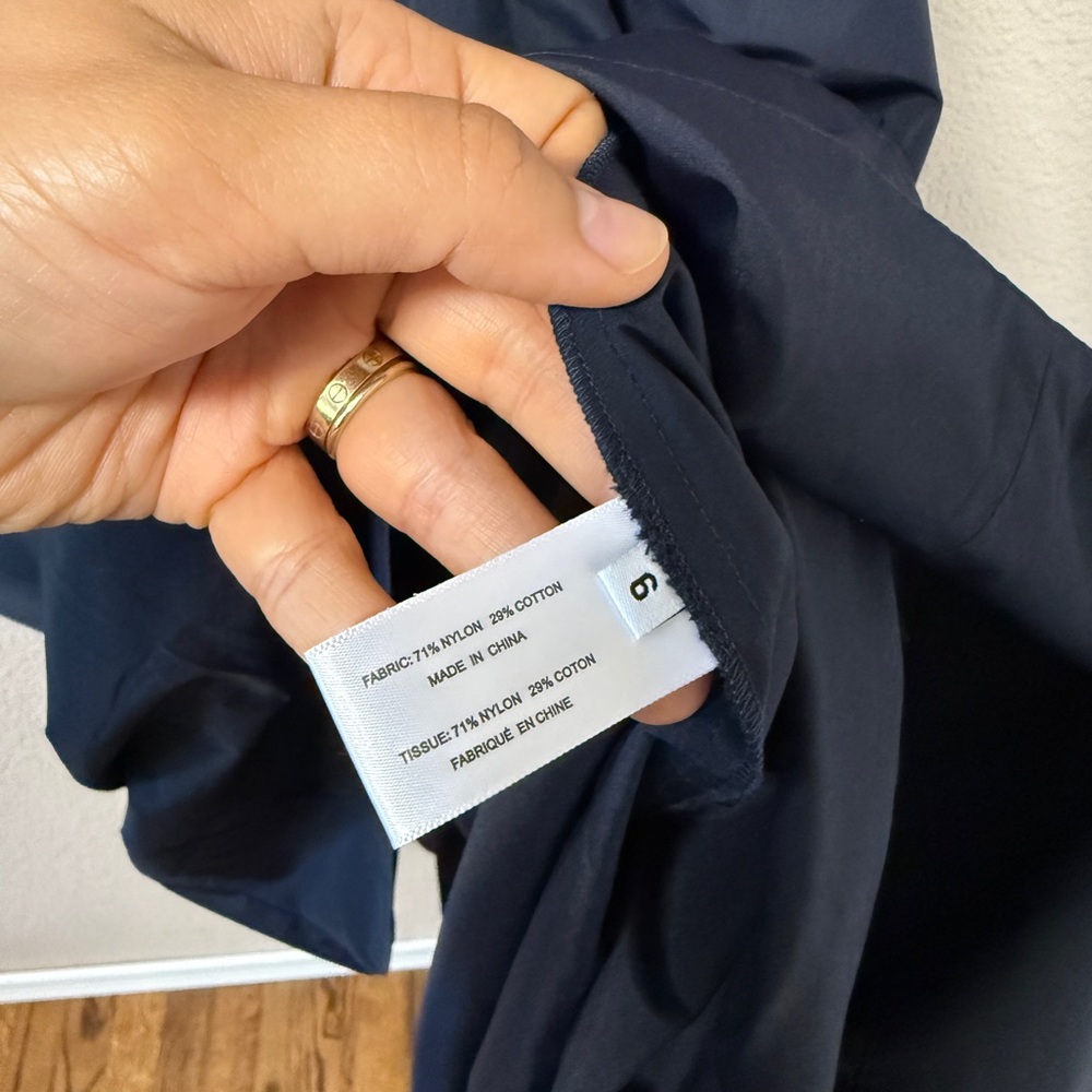 NWOT Proenza Schouler Kendall Dress Navy Midi Vacation Summer Resort Dress 6 - Picture 9 of 11